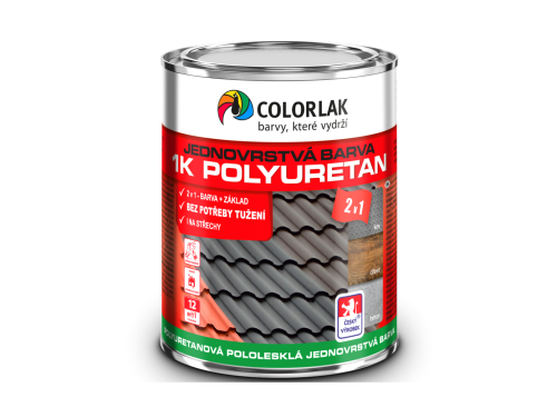 Colorlak 1K Polyuretan U2210 RAL 8002 0,6 l