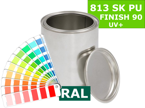 Baril 813 Steelkote Finish 90 UV+ - Dvousložková polyuretanová vrchní barva 2,5 l - míchaná