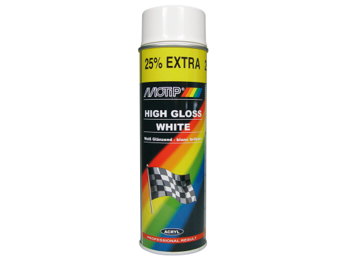 MOTIP Barva ve spreji  - bílá lesklá - 500 ml