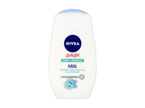 Nivea Baby Pure & Sensitive výživné mléko pro suchou a velmi citlivou dětskou pokožku 200 ml