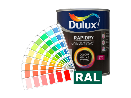 Dulux Rapidry Satin Matt 4,5l - míchaný
