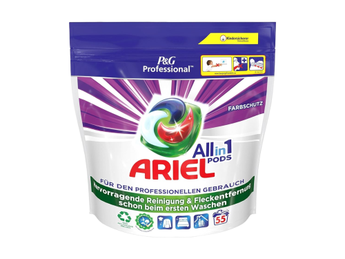Ariel Professional prací kapsle All-in-One PODS Color (gelové) 55 dávek / 1127,5 g